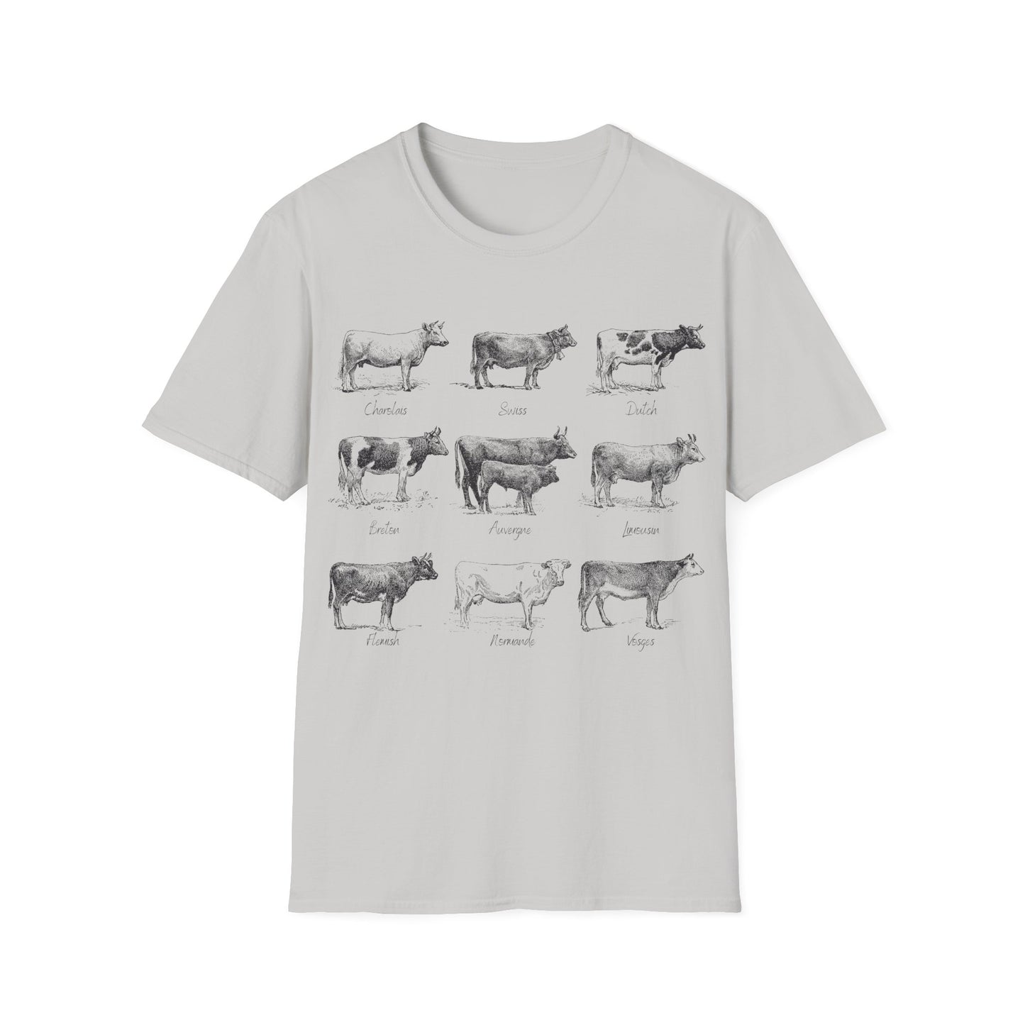 Vintage Cattle Breeds T-Shirt