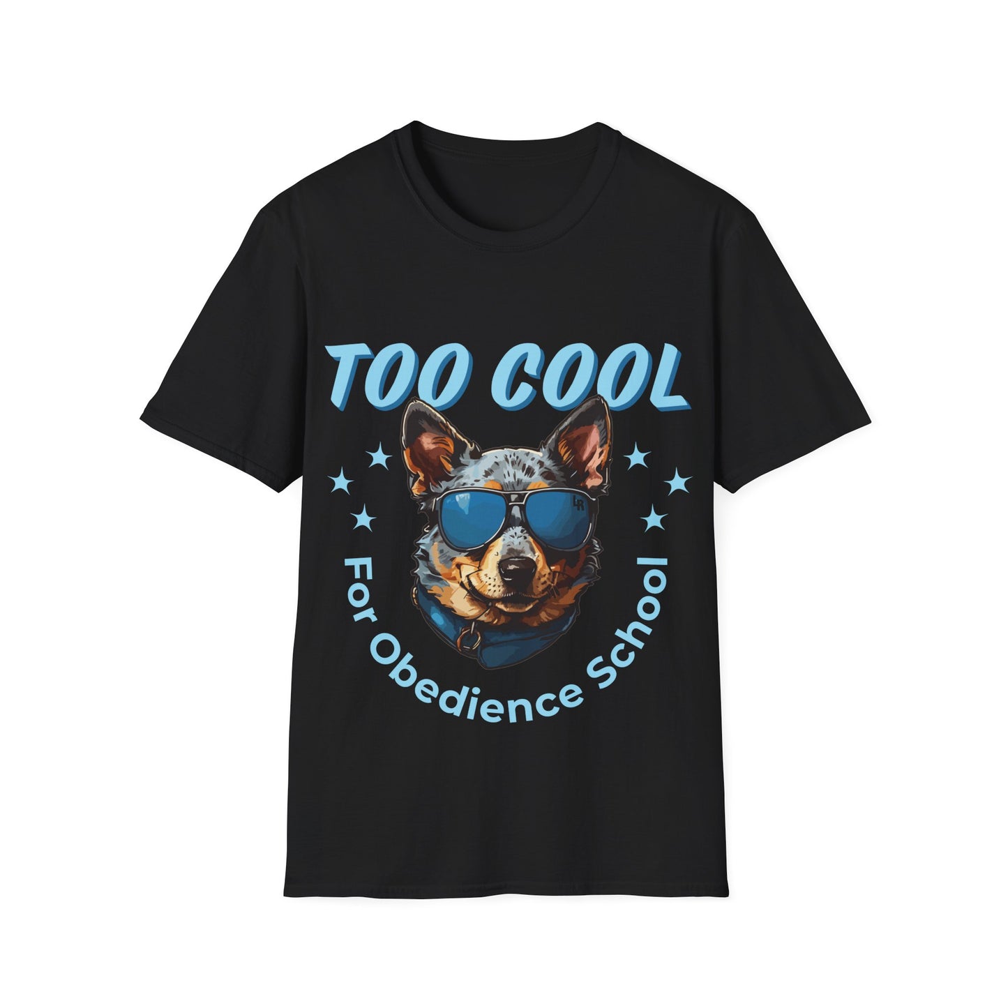 Funny ACD T-Shirt - Too Cool for Obedience School