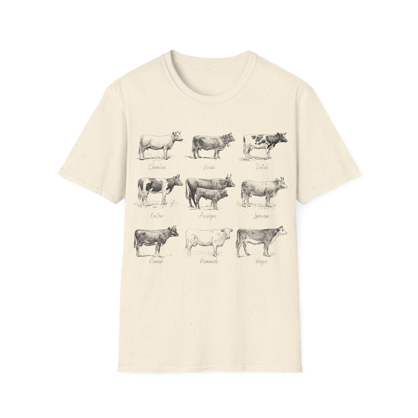 Vintage Cattle Breeds T-Shirt
