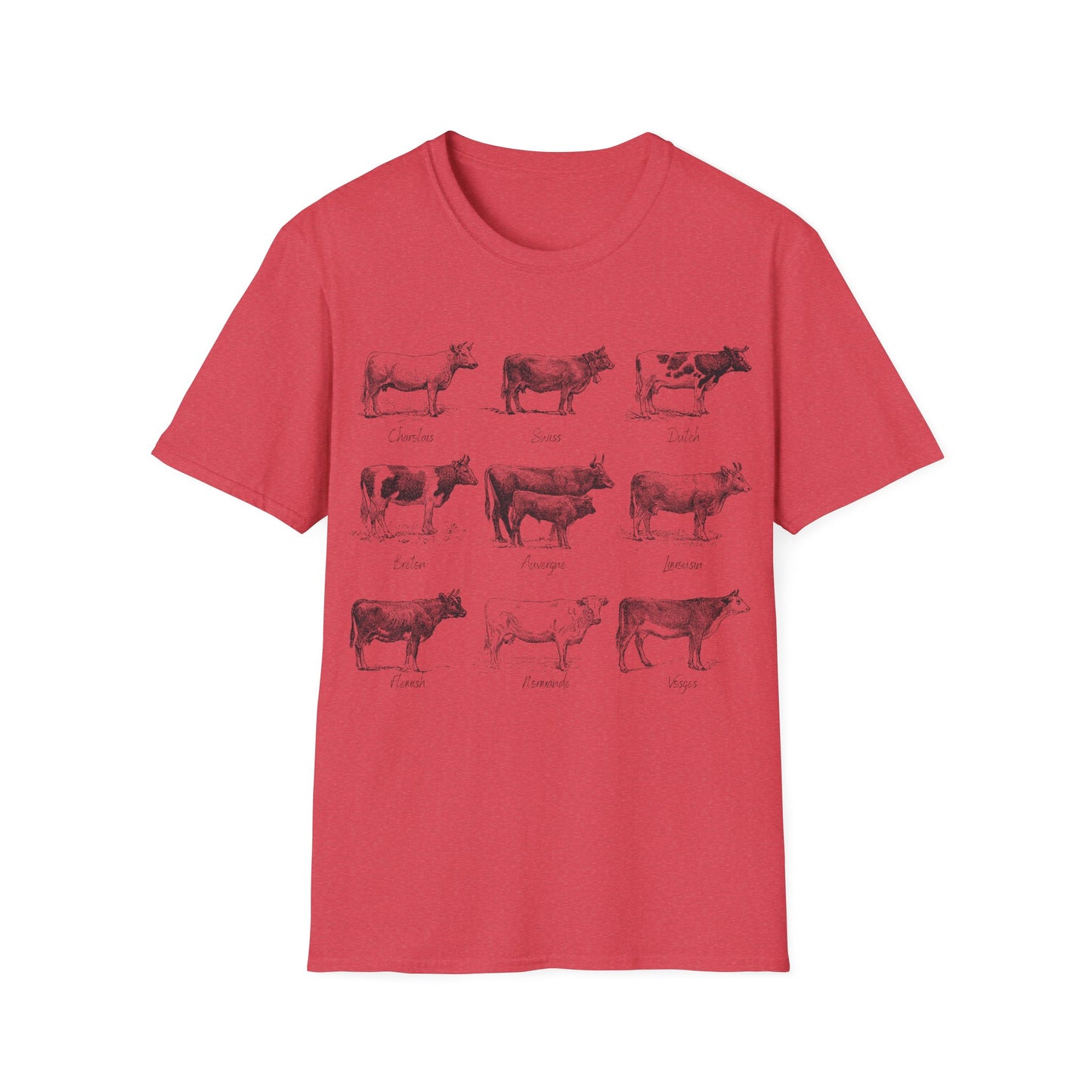 Vintage Cattle Breeds T-Shirt