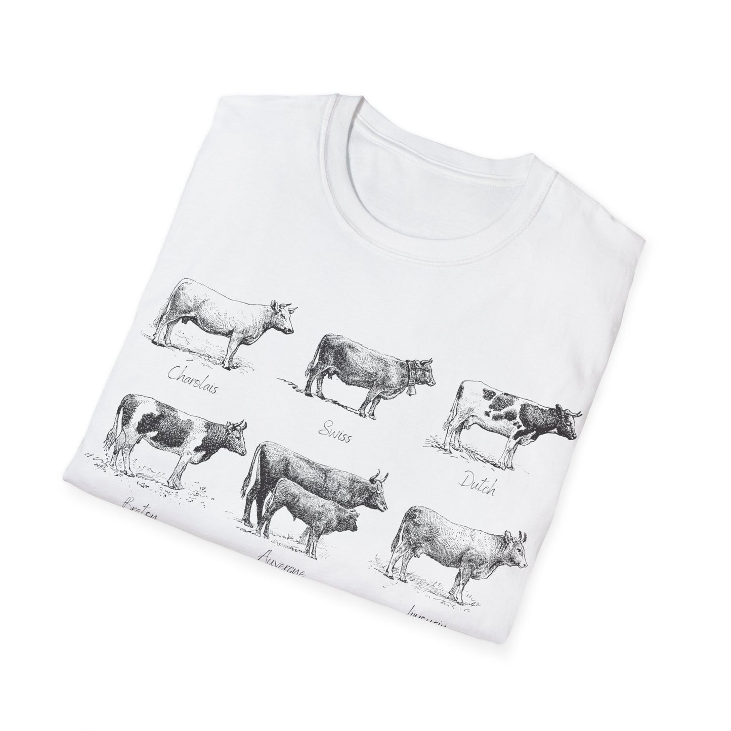 Vintage Cattle Breeds T-Shirt
