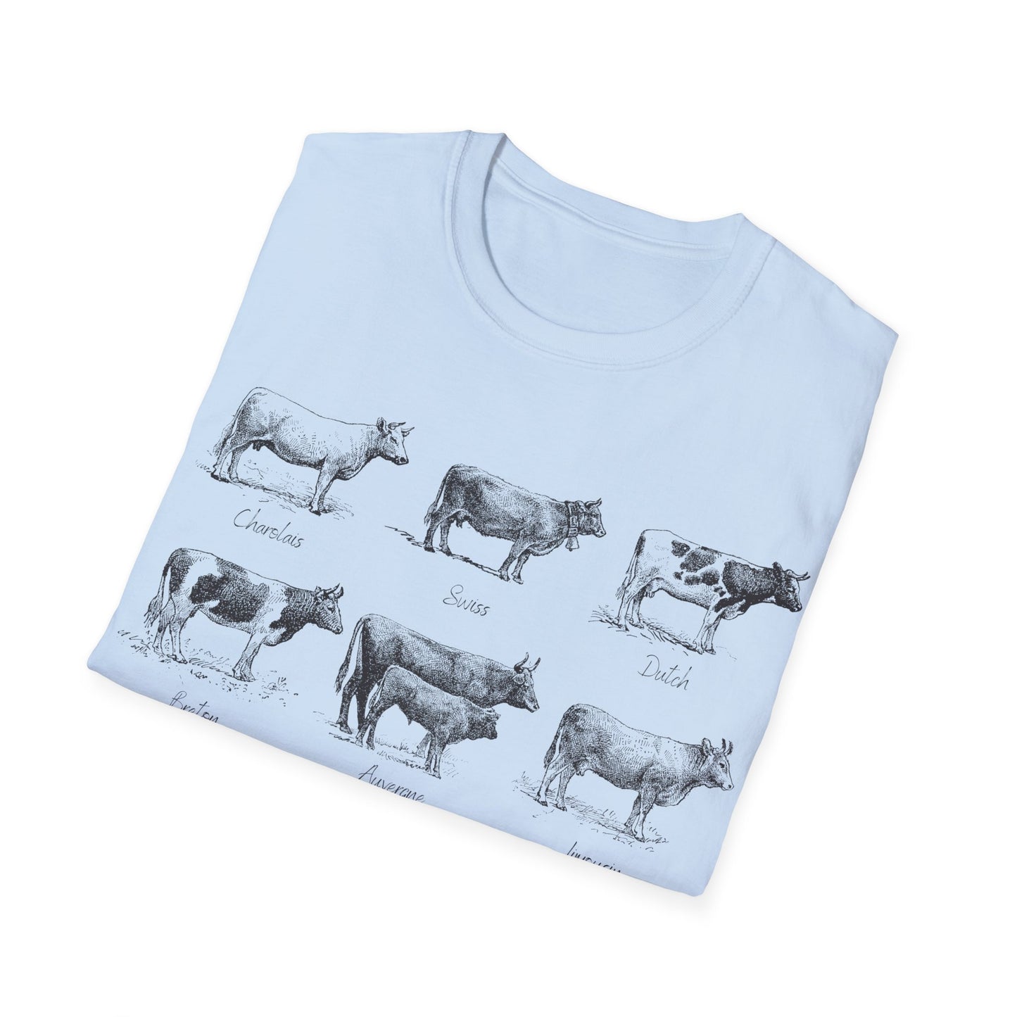 Vintage Cattle Breeds T-Shirt
