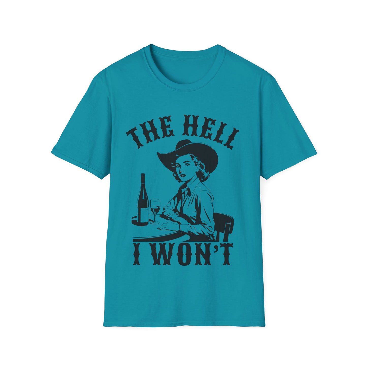 The Hell I Won't Vintage Cowgirl Graphic Tee