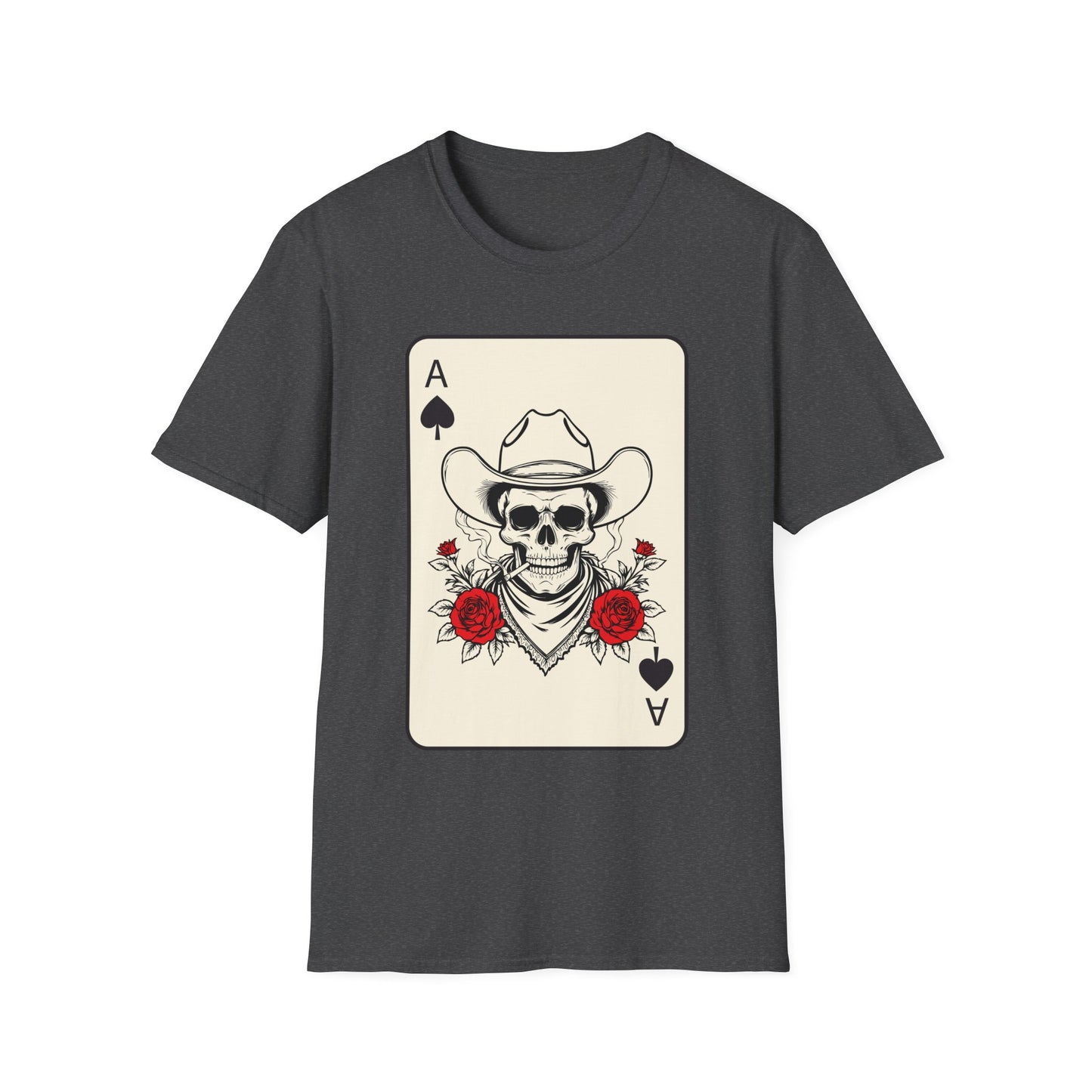 Ace of Spades Cowboy Graphic T-Shirt