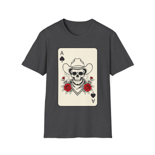 Ace of Spades Cowboy Graphic T-Shirt