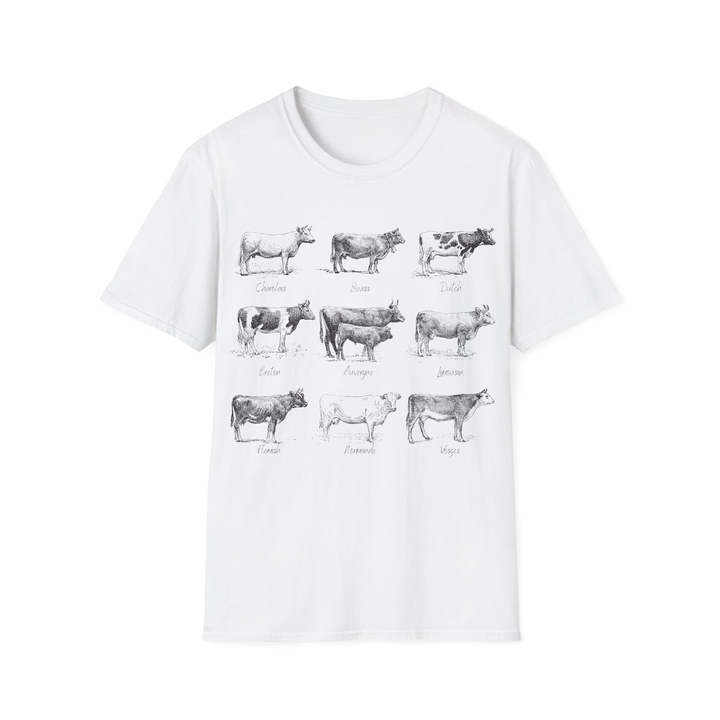 Vintage Cattle Breeds T-Shirt