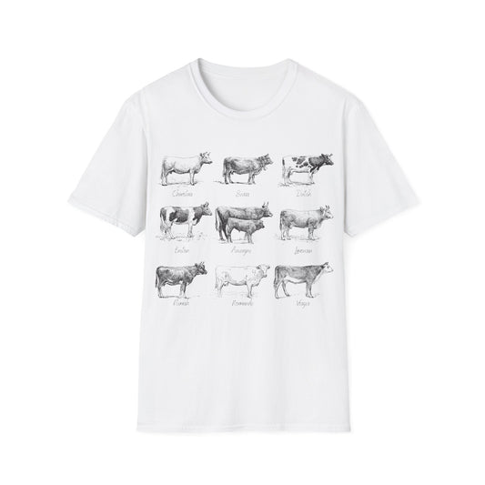 Vintage Cattle Breeds T-Shirt