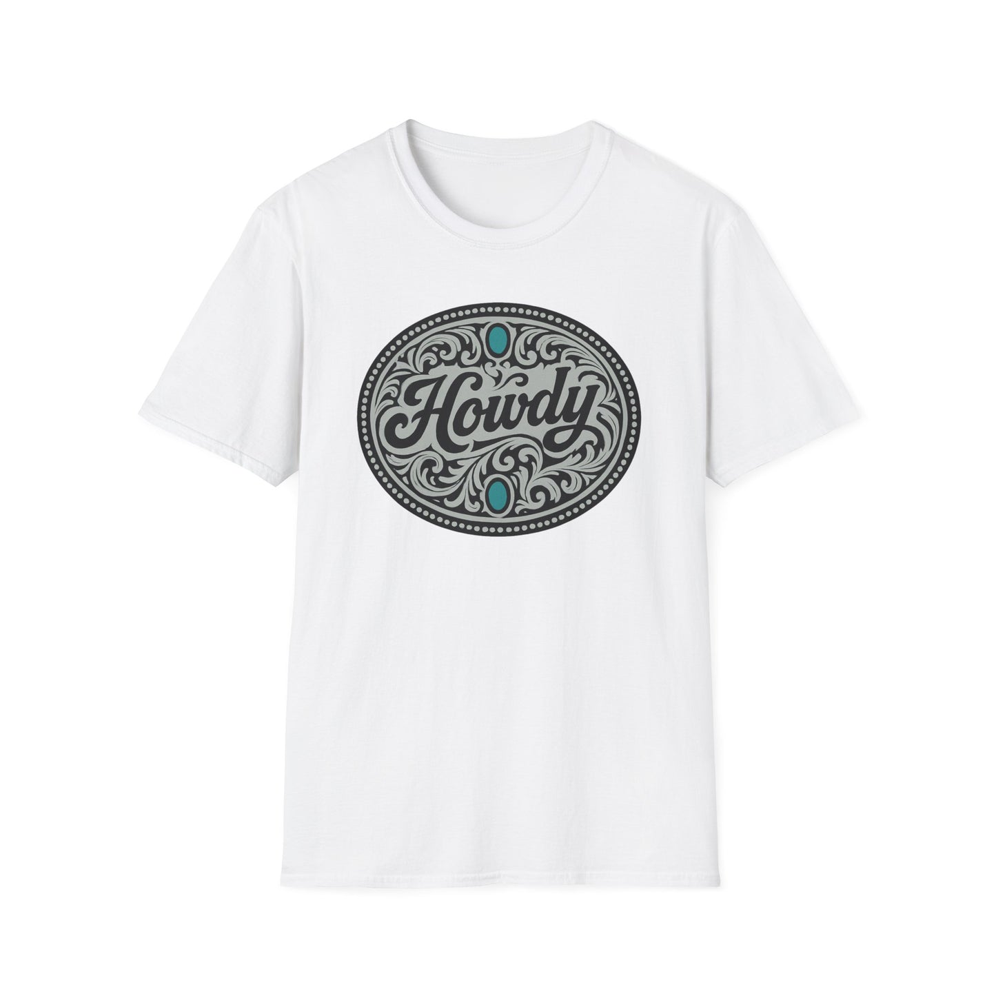 Howdy Vintage Unisex Softstyle T-Shirt, Casual Tee, Gift for Friends, Graphic Shirt, Comfortable Wear, Western Vibes