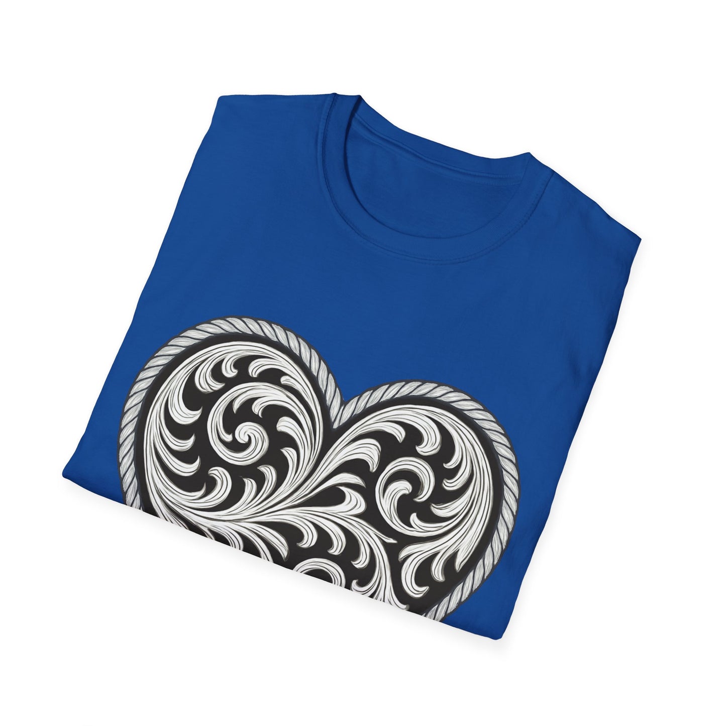 Western Scroll Heart