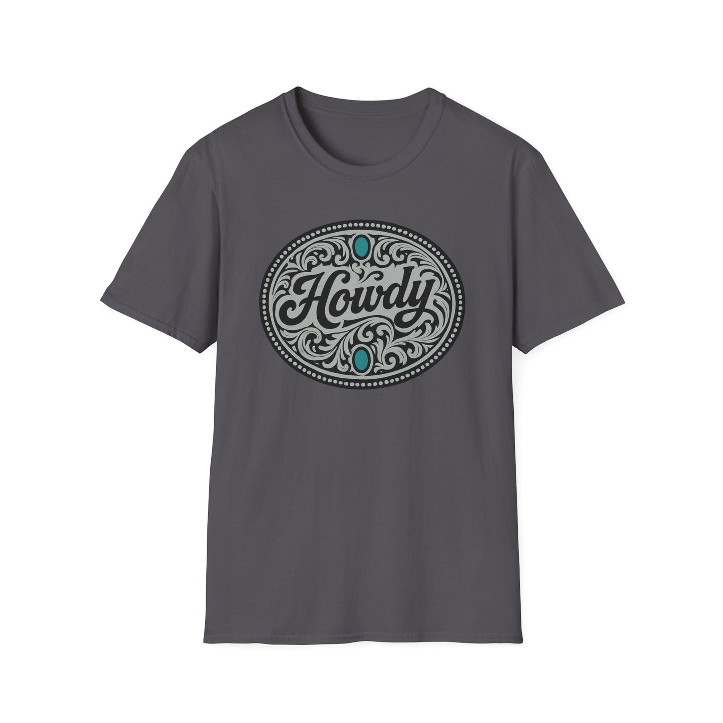 Howdy Vintage Unisex Softstyle T-Shirt, Casual Tee, Gift for Friends, Graphic Shirt, Comfortable Wear, Western Vibes