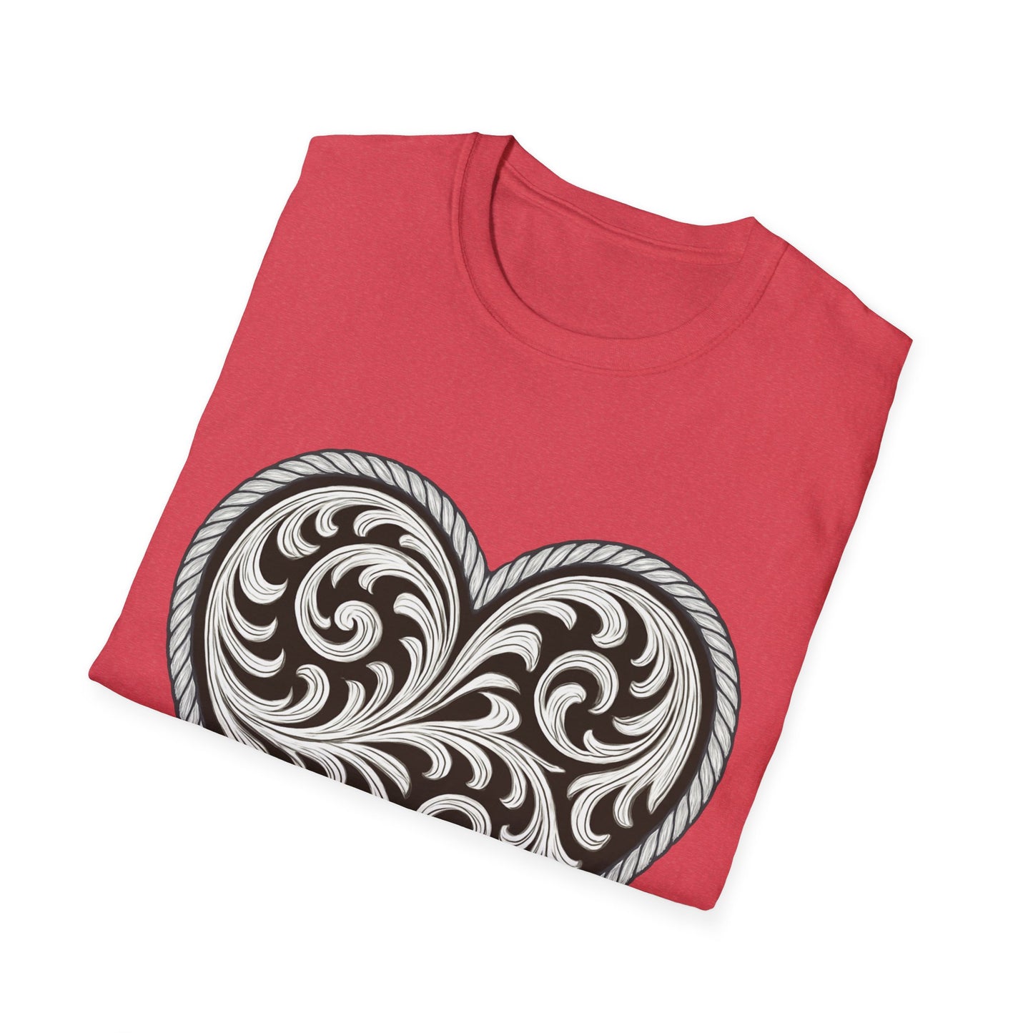 Western Scroll Heart