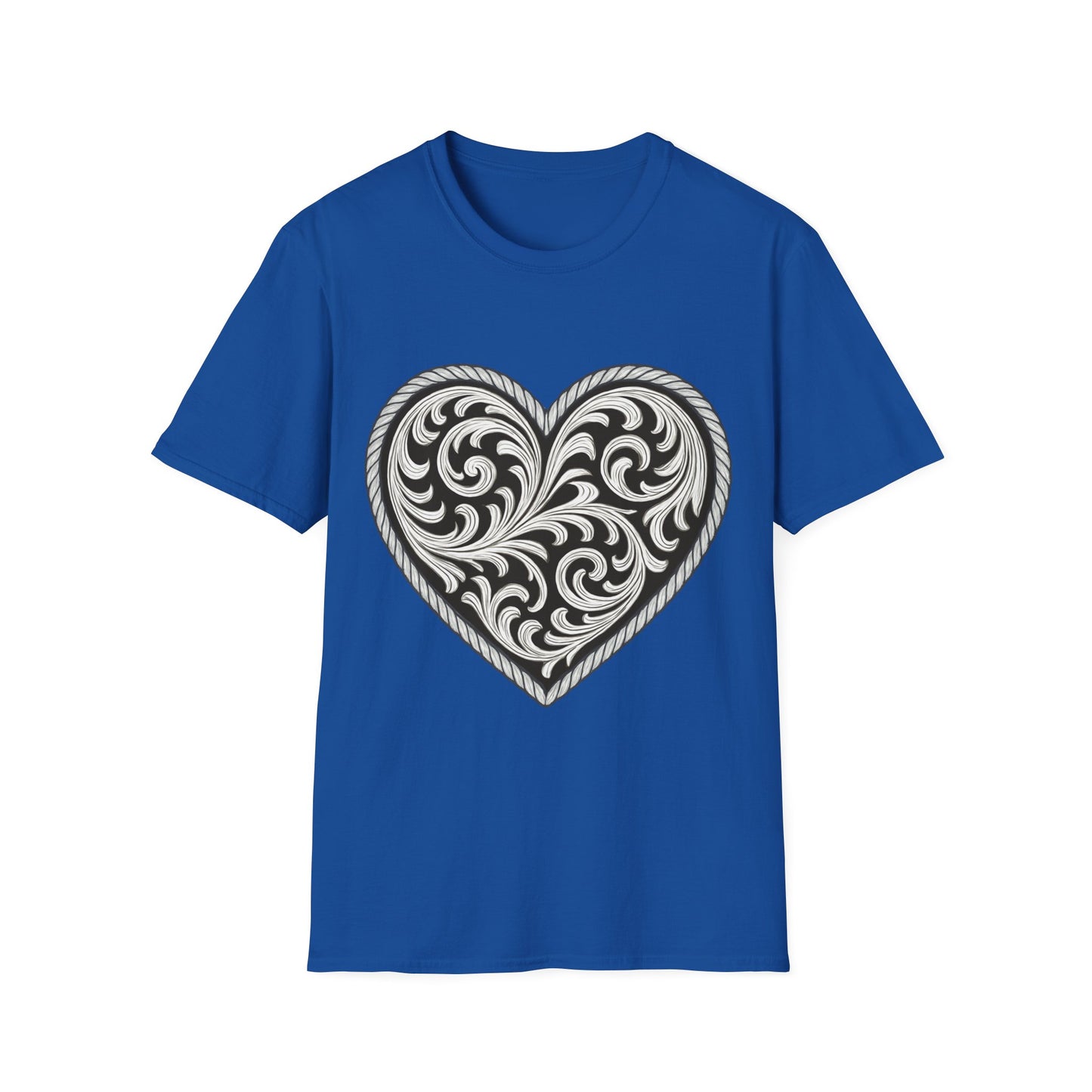 Western Scroll Heart