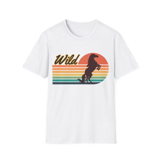 Wild Stallion Vintage Style Tee