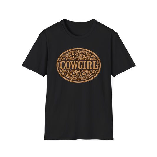 Western 'Cowgirl' Belt Buckle T-Shirt