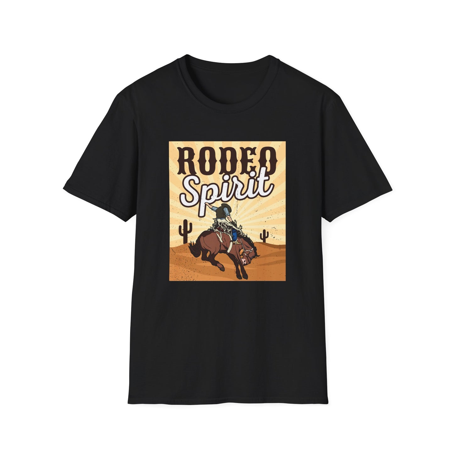 Rodeo Spirit Cowboy Graphic T-Shirt