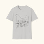 Chicken & Flowers Graphic Tee