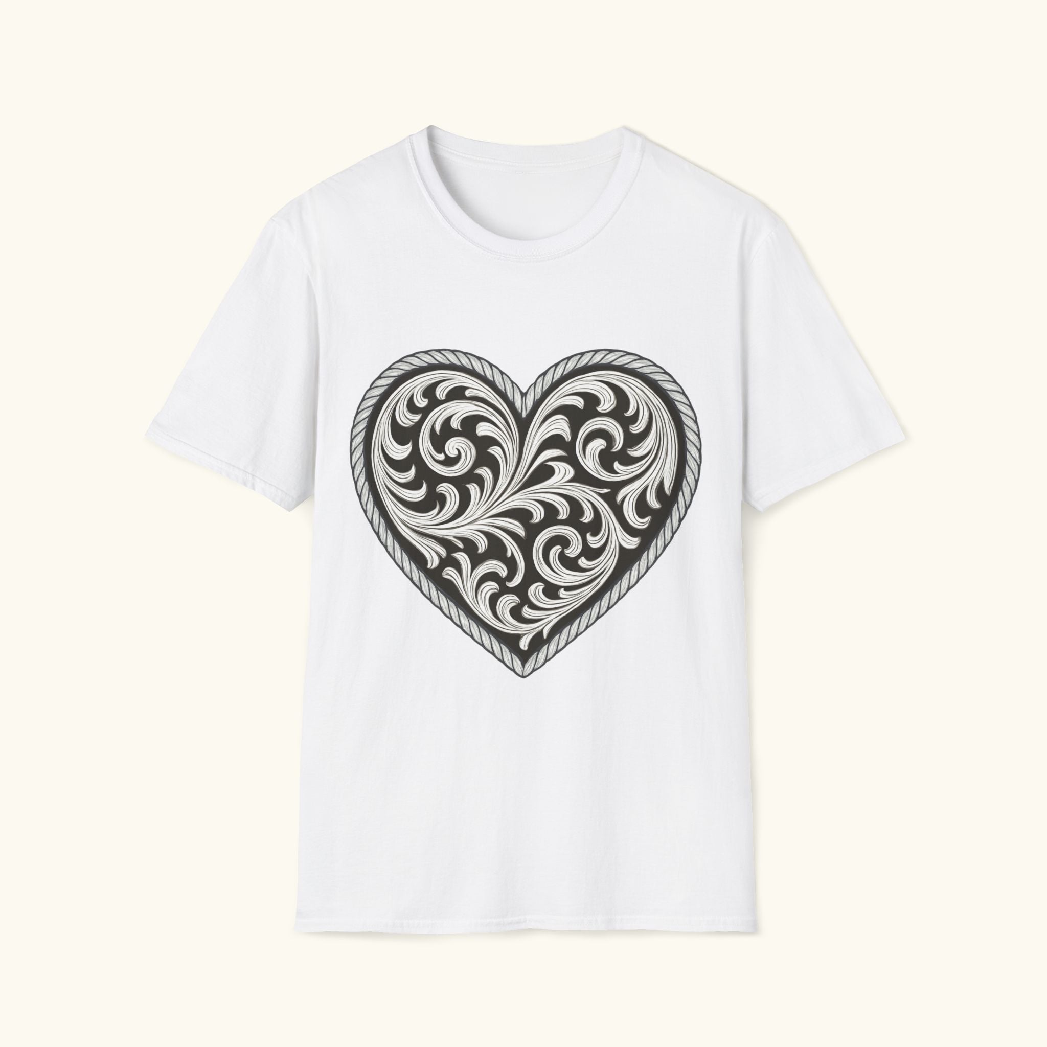 Western Scroll Heart T-Shirt