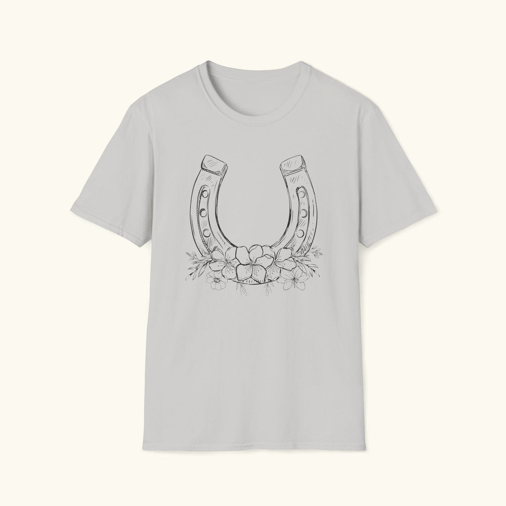 Floral Horseshoe Graphic Tee