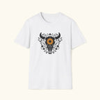 Floral Cow Skull T-Shirt