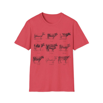 Vintage Cattle Breeds T-Shirt