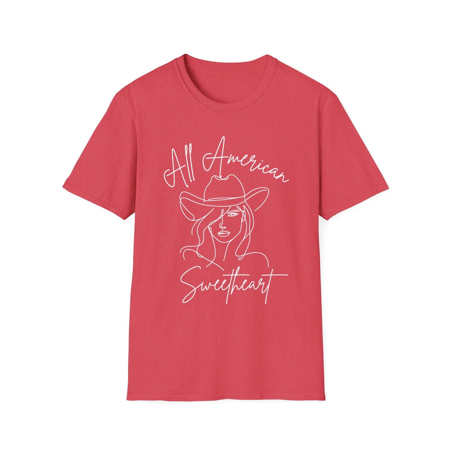 All American Sweetheart Cowgirl Graphic Tee