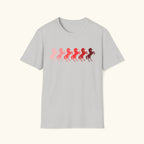 Red Ombre Horses T-Shirt