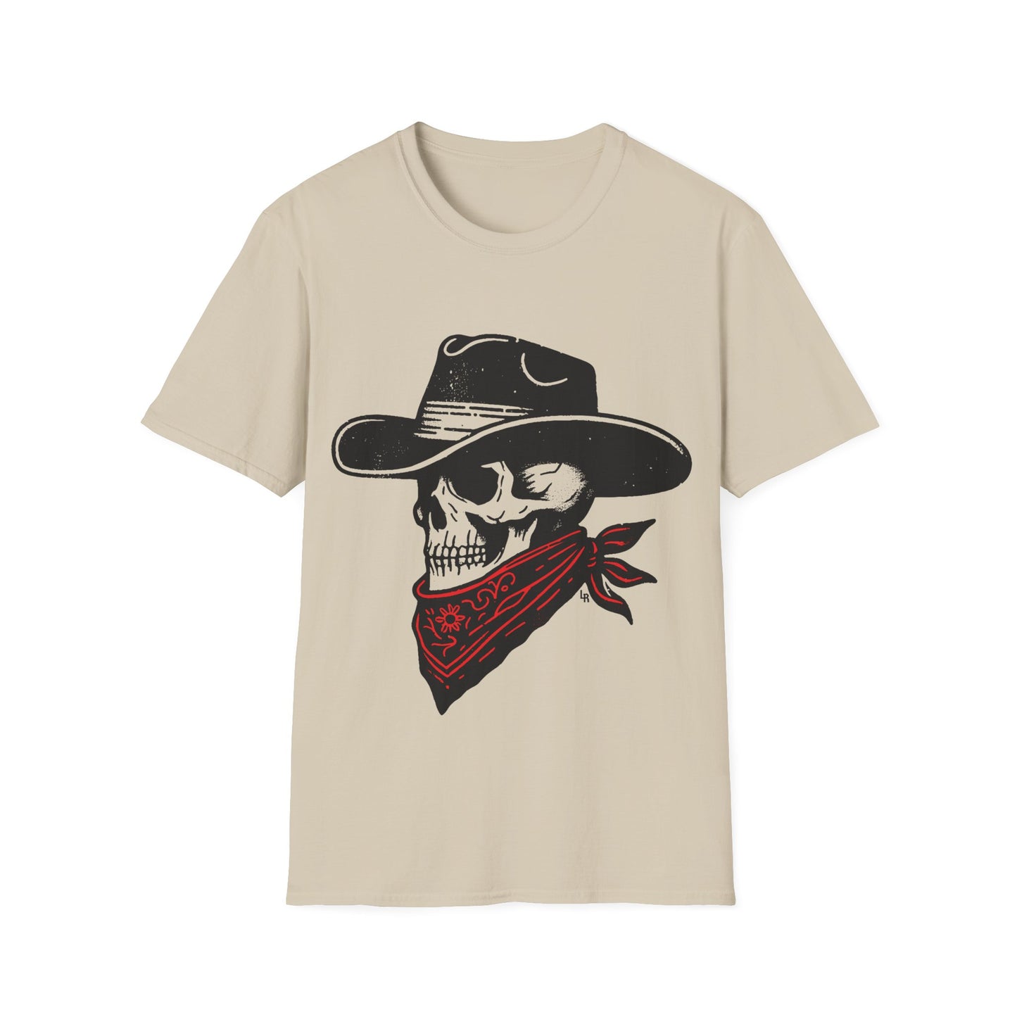 Cowboy Skull Graphic T-Shirt