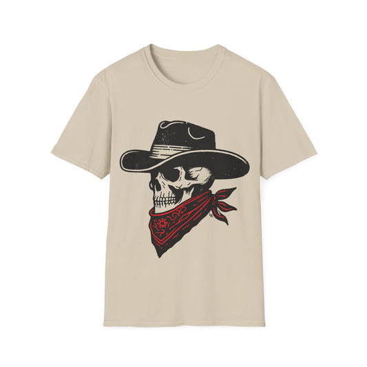 Cowboy Skull Graphic T-Shirt