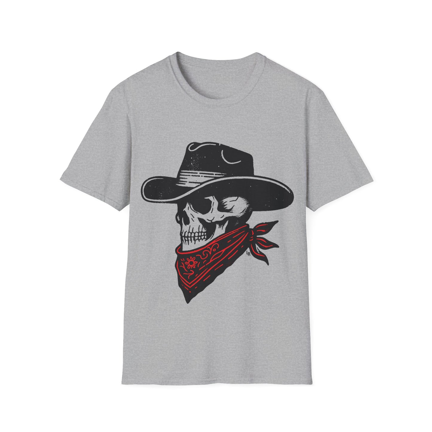 Cowboy Skull Graphic T-Shirt