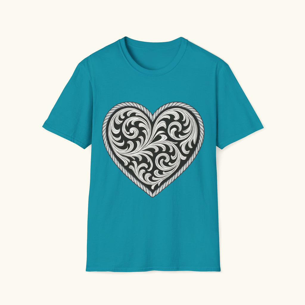 Western Scroll Heart T-Shirt