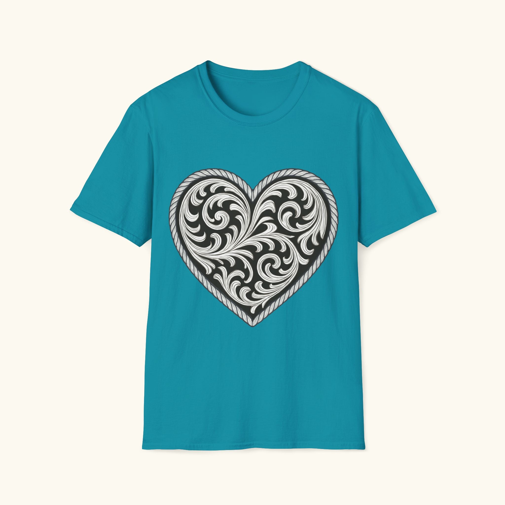 Western Scroll Heart T-Shirt