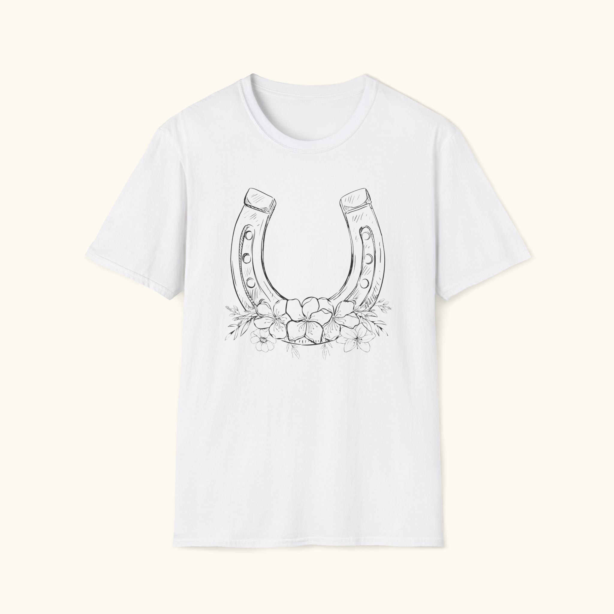 Floral Horseshoe Graphic Tee
