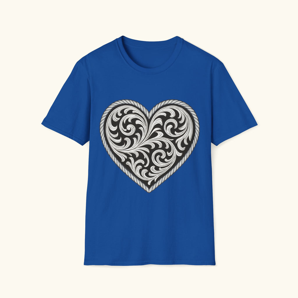 Western Scroll Heart T-Shirt