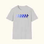 Blue Ombre Horses T-Shirt