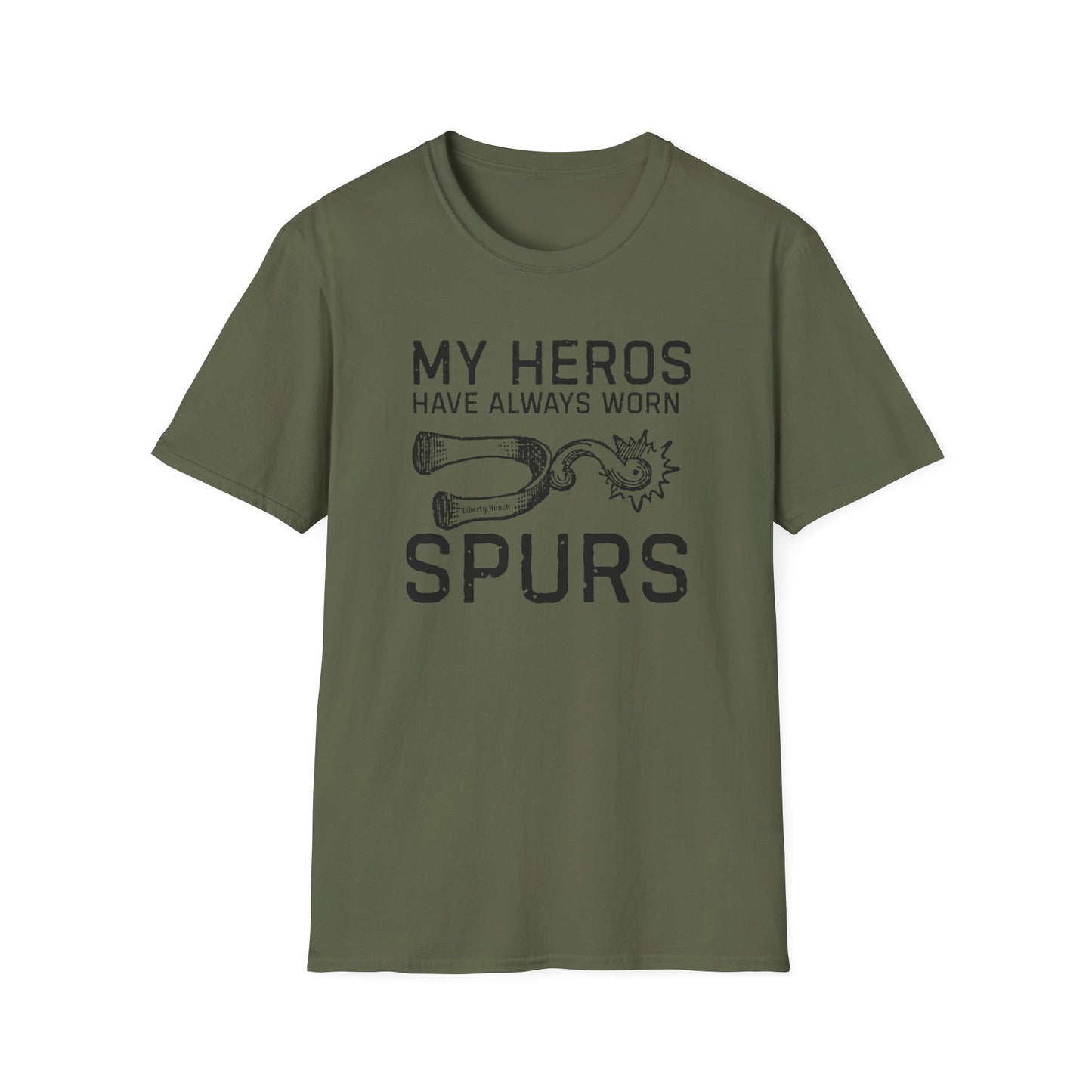 My Heros Have Always Worn Spurs Graphic Tee