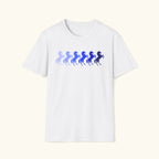 Blue Ombre Horses T-Shirt