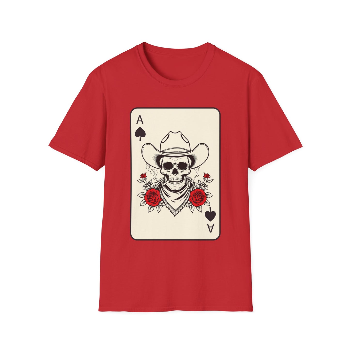 Ace of Spades Cowboy Graphic T-Shirt