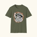 Smoking Cowboy Skull T-Shirt