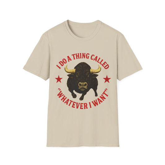 Whatever I Want Bull Graphic Tee
