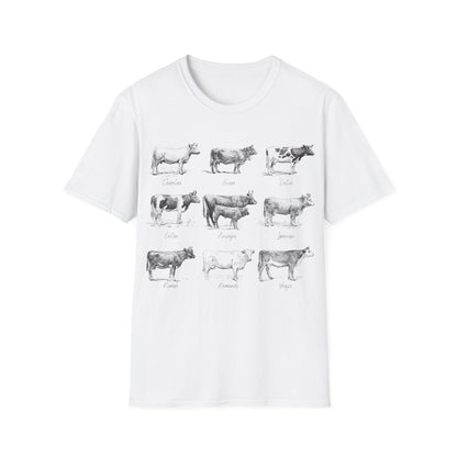 Vintage Cattle Breeds T-Shirt