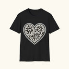 Western Scroll Heart T-Shirt