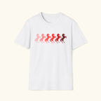 Red Ombre Horses T-Shirt