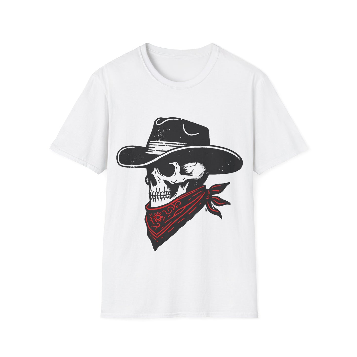 Cowboy Skull Graphic T-Shirt