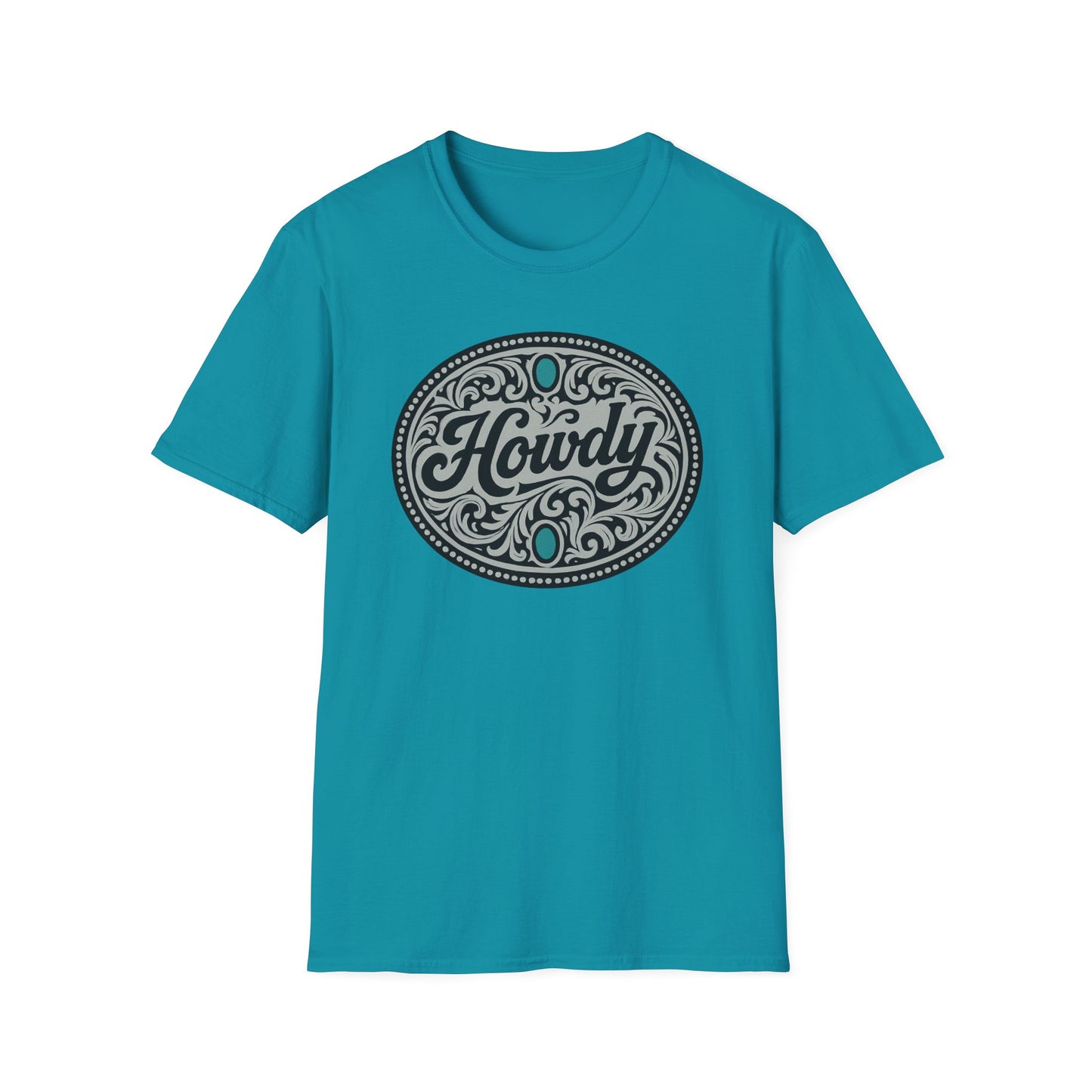 Howdy Vintage Unisex Softstyle T-Shirt, Casual Tee, Gift for Friends, Graphic Shirt, Comfortable Wear, Western Vibes