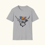Highland Cow Floral T-Shirt