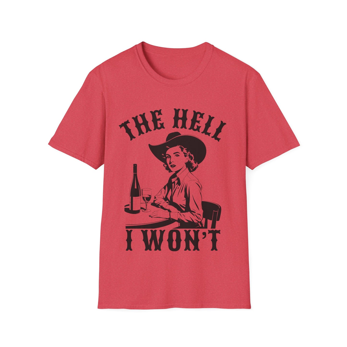 The Hell I Won't Vintage Cowgirl Graphic Tee