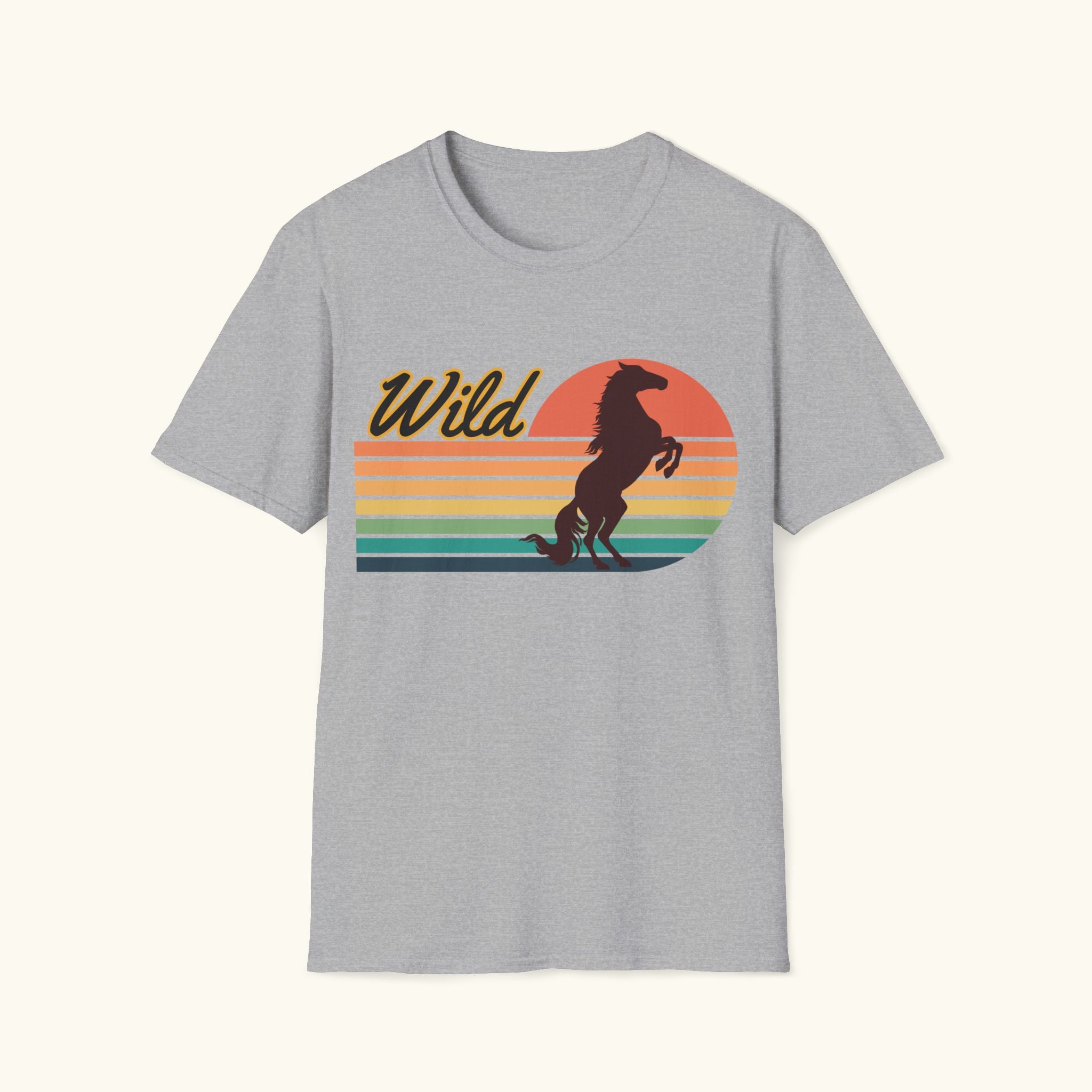 Wild Stallion Vintage Style Tee