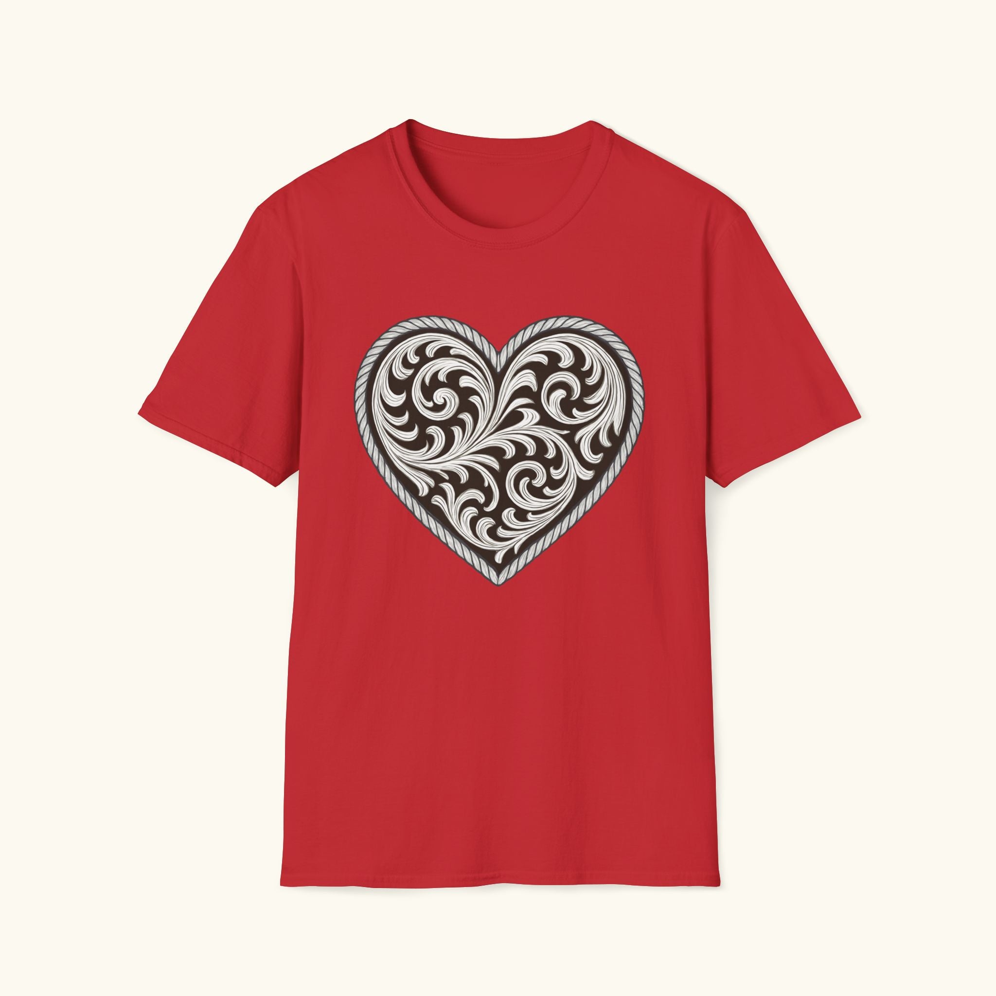Western Scroll Heart T-Shirt