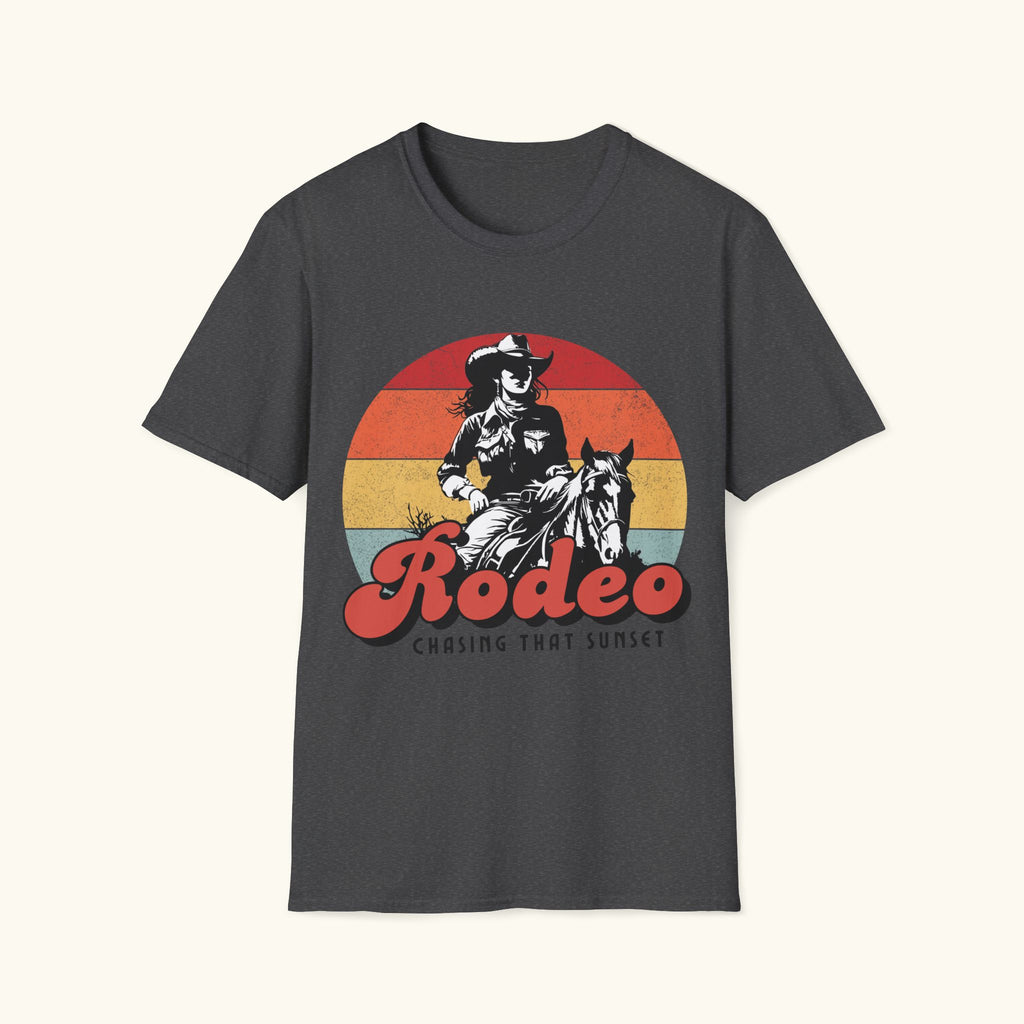 Chasing the Sunset Cowgirl T-Shirt