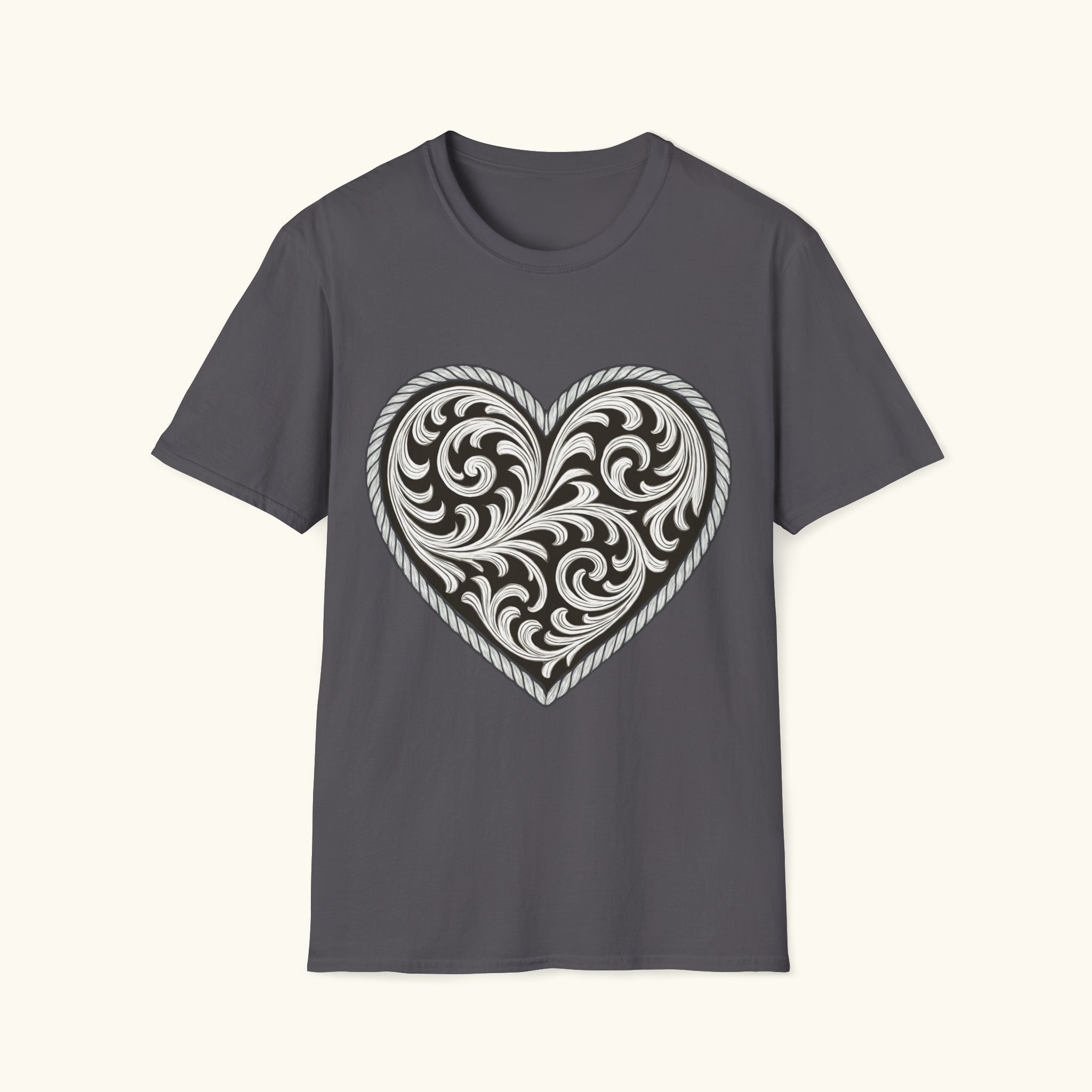 Western Scroll Heart T-Shirt